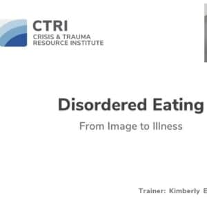 Image of webinar slide for Disordered Eating webinar with Kimberly Enns