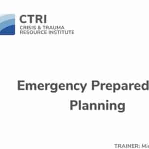 Emergency Preparedness Planning webinar image