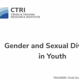 Image of webinar slide for the Gender and Sexual Diversity in Youth webinar with Vicki Enns