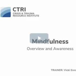 Image of webinar slide for Mindfulness with Vicki Enns