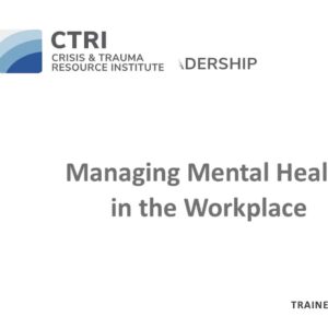 Image from Managing Mental Health in the Workplace webinar