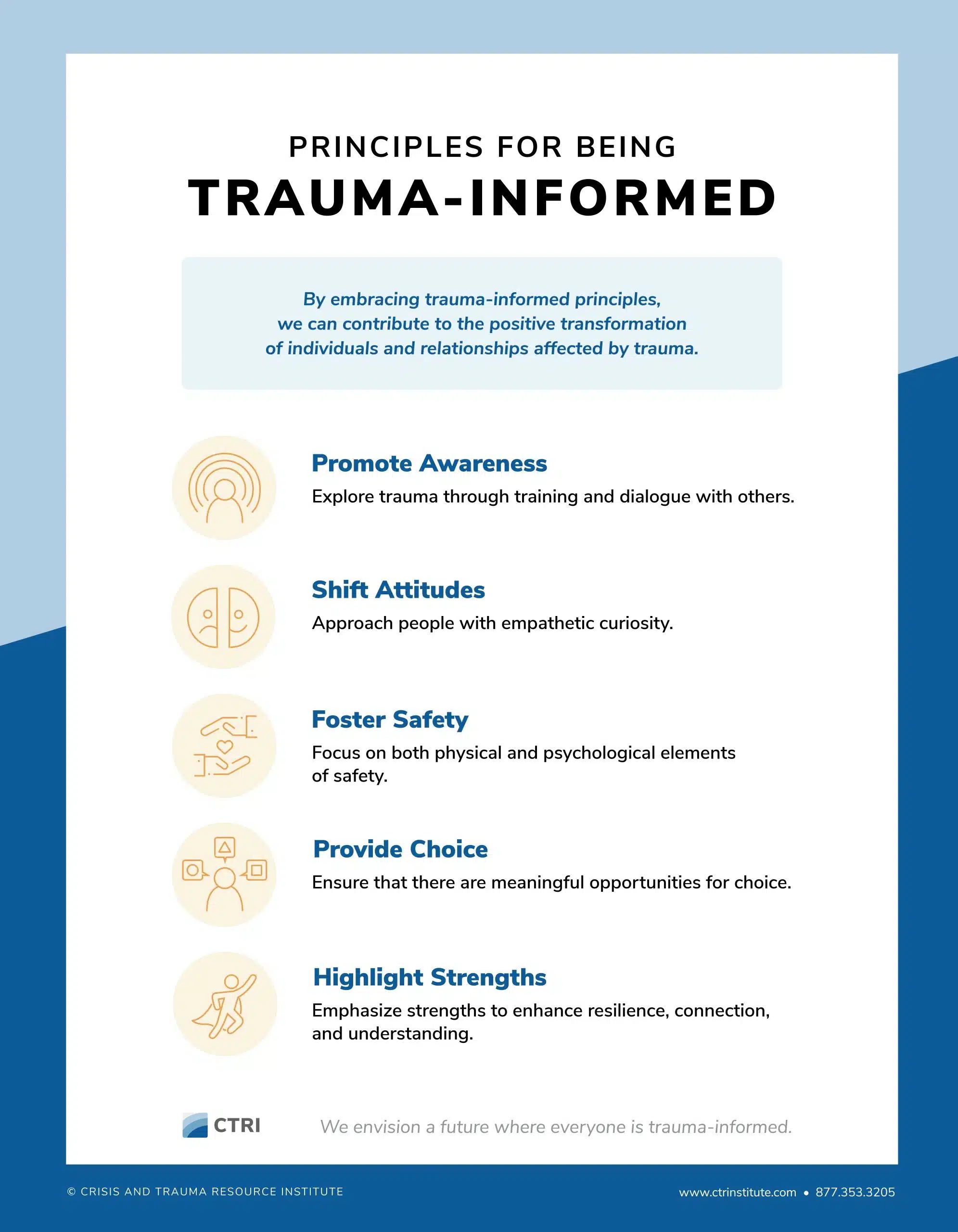Image of Printable Handout - Trauma-Informed Care