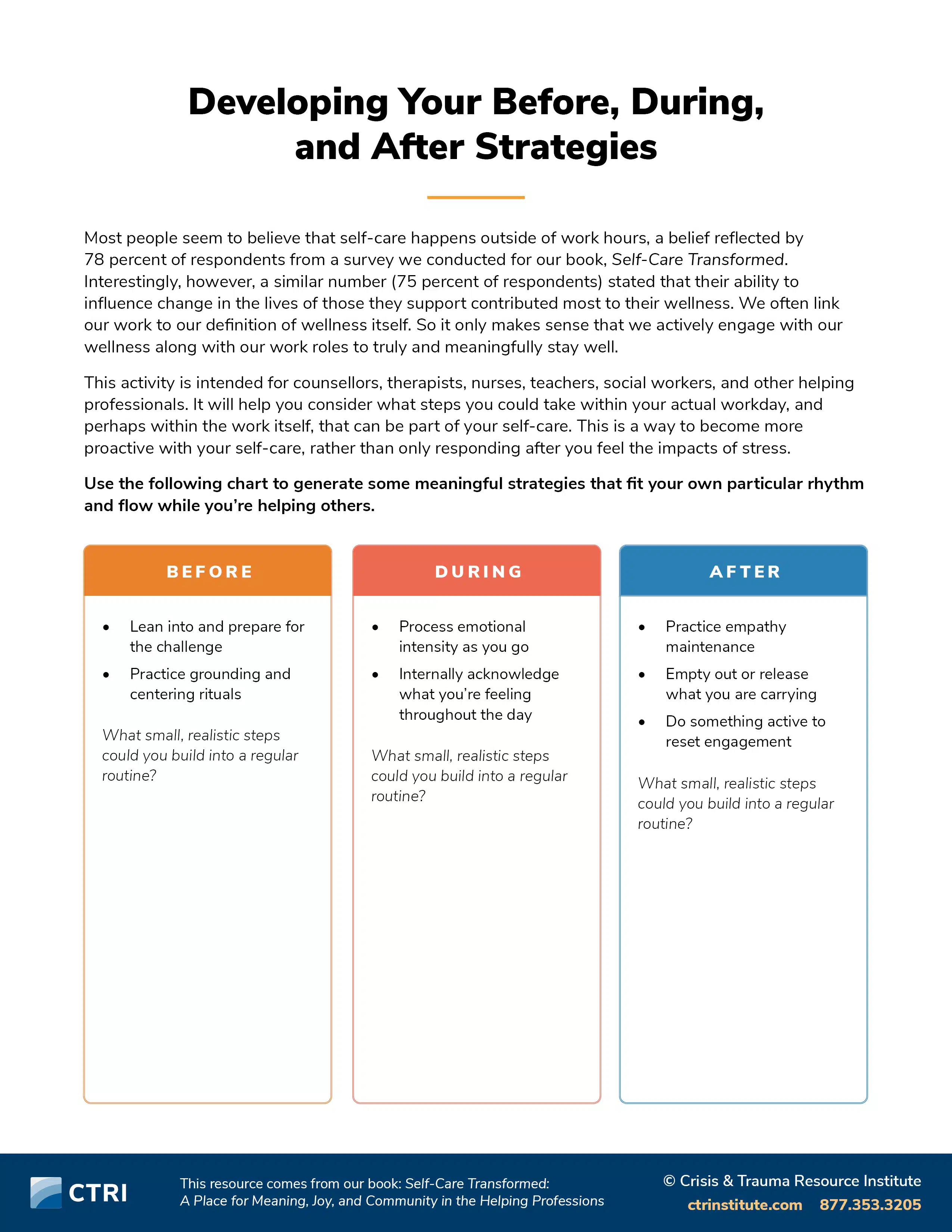 Developing Your Before, During, and After Strategies Icon