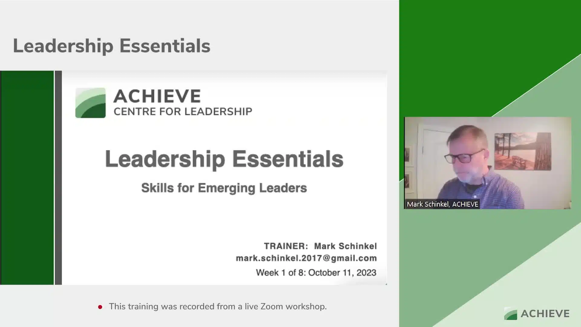  Leadership Essentials Part 1 of 8 Product Image