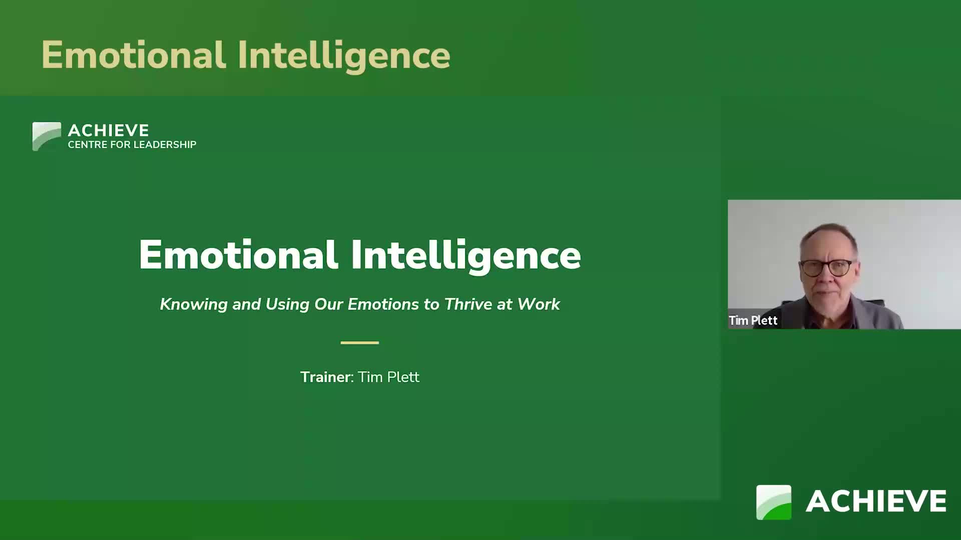 Emotional Intelligence Part 1 of 1 Product Image
