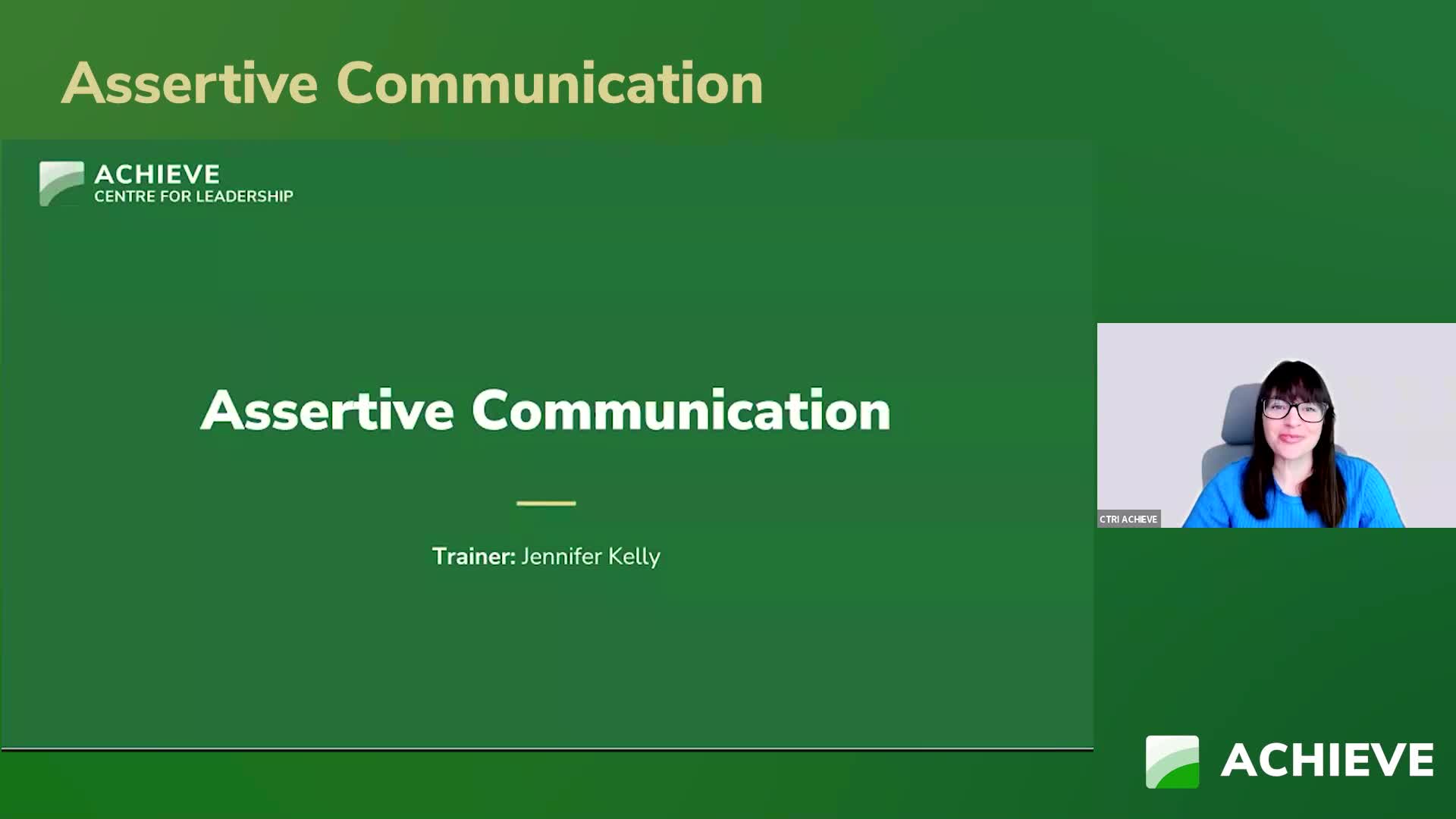Assertive Communication Part 1 of 1 Product Image