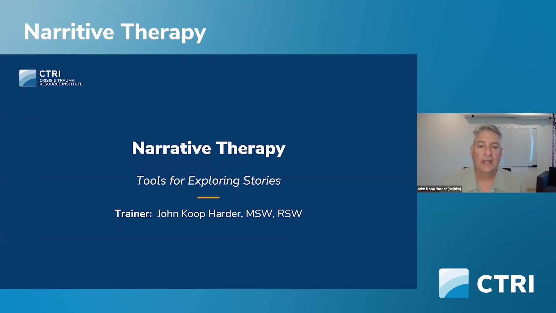 On-Demand Webinar: Narrative Therapy