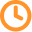 orange clock icon