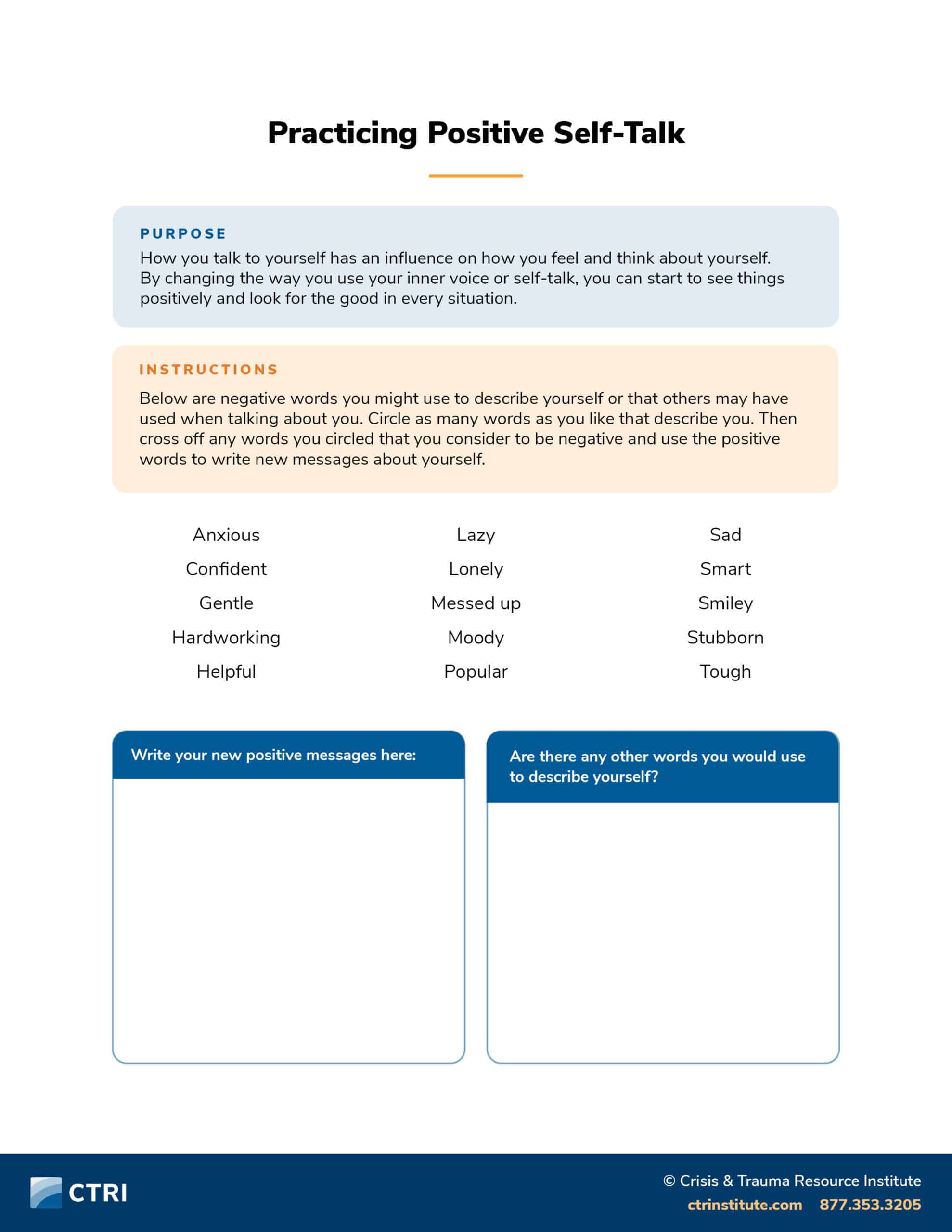 Practicing Positive Self Talk scaled